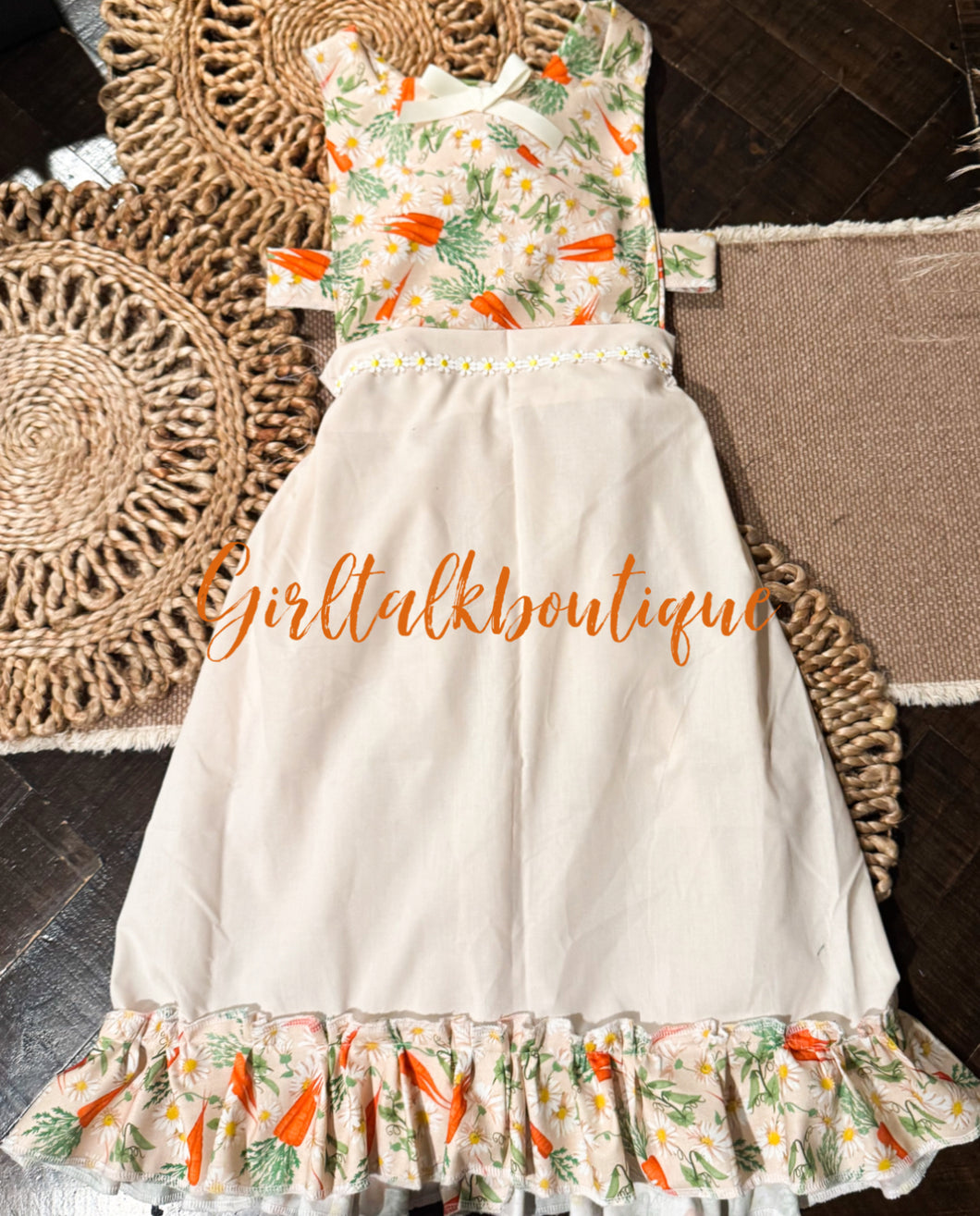 Vintage dress carrot style